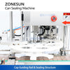ZONESUN ZS-AFK300 ZS-AFK300 Automatic Can Sealing Machine for Airtight Closures