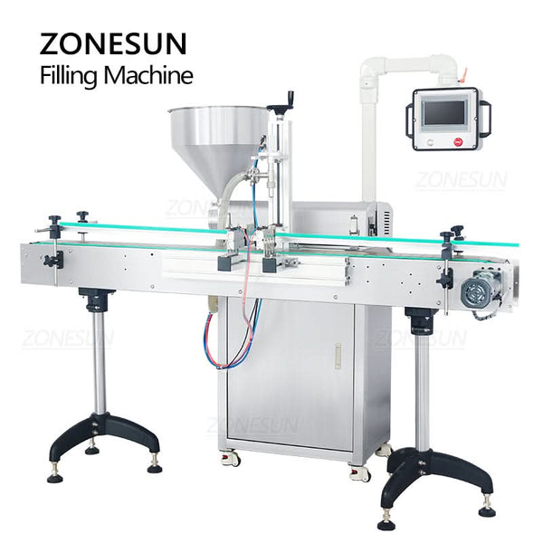 ZONESUN ZS-VTRP1A 50-1500ml Servo Motor Rotor Pump Paste Viscous Liquid Filling Machine（SPECIAL OFFER）
