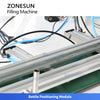 ZONESUN ZS-DTDP400V Double Cylinder 4-Head Diaphragm Pump Liquid Filling Machine for Bottles Jars