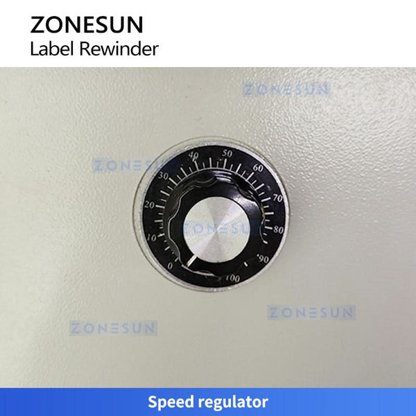 ZONESUN  Automatic Label Rewinder Machine Label Roll Winder