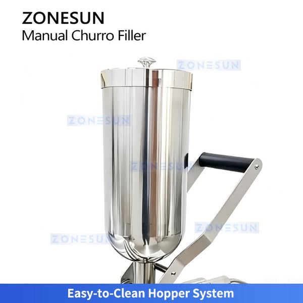 ZONESUN ZS-CZI4 Manual Cake Depositor Pastry Injector Stainless Steel Cream Jam Dispenser