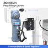 ZONESUN ZS-VTGTL1A Gear Pump Liquid Filling Machine with Heating Mixing Hopper for Lip Gloss Candle Wax