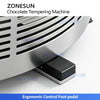 ZONESUN ZS-CG25 Commercial Continuous Chocolate Tempering & Pouring Machine
