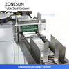 ZONESUN ZS-XG40 Automatic Rotary Tube Top Aluminum Foil Sealing and Capping Machine Tamper-Evident Packaging