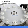 ZONESUN ZS-AFC1CH Automatic Paste Filling and Cap Pressing Monoblock Machine with Pressure-Boost Hopper