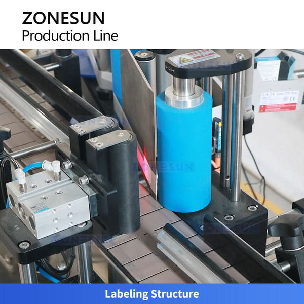 ZONESUN ZS-FAL180G3 3-in-1 Essential Oil Filling Capping Labeling Production Line