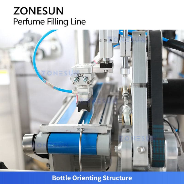 ZONESUN ZS-FALU7 Automatic Oral Essential Oils Small Bottle Filling Capping Labeling Machine Production Line