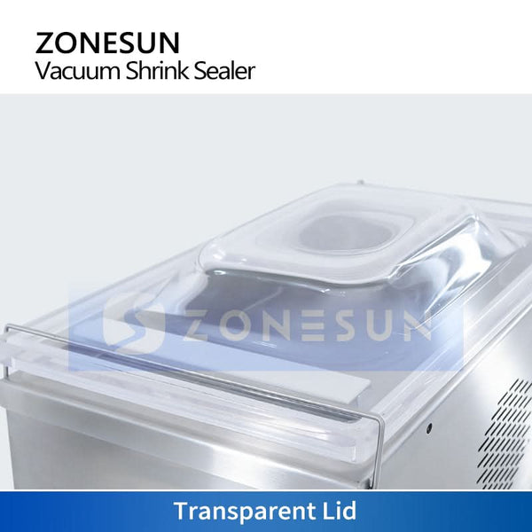 ZONESUN ZS-DZ260 Desktop Commercial Tabletop Vacuum Sealer for Meat Deli Packaging