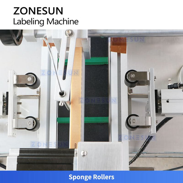 ZONESUN ZS-TB833F Automatic 4 Corner Tamper Evident Labeling Machine Cosmetic Box Security Labeler