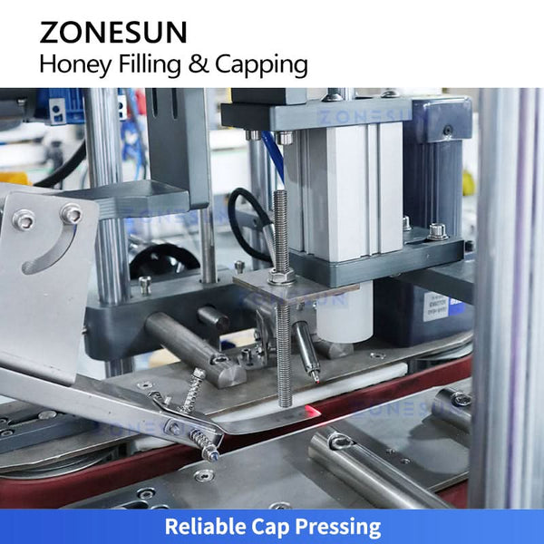 ZONESUN ZS-FSHS22 Customized Single Head Honey Filling and Capping Machine for Viscous Liquids