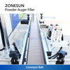 ZS-FM3A chain conveyor system for automatic bottle powder filling
