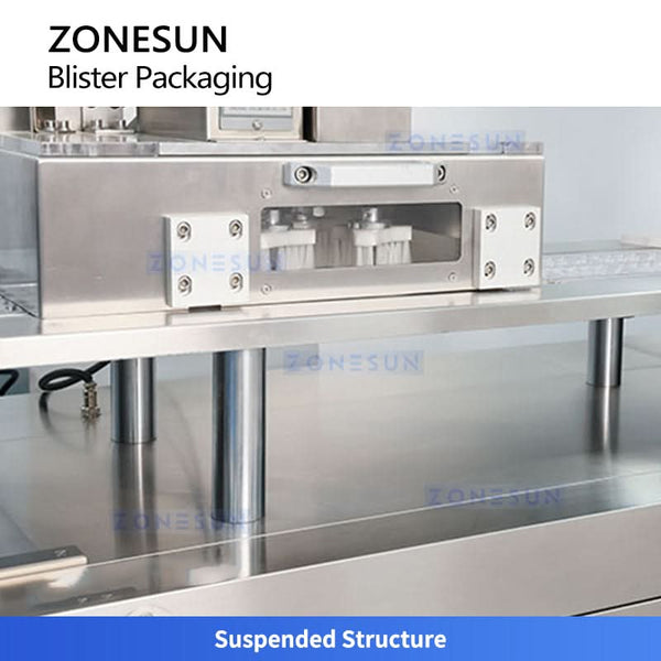 ZONESUN ZS-DPP180P Automatic PVC Blister Packaging Machine 4800/H PVC/Aluminum Alu-Alu