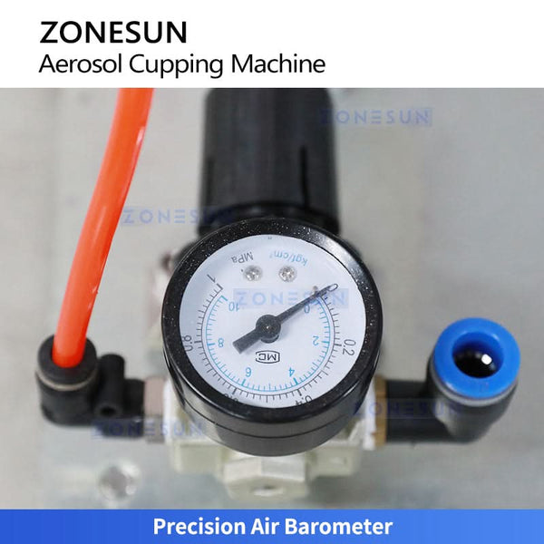 ZONESUN ZS-BG25Q Manual Aerosol Can Cap Remover Decapping Machine