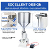 ZONEPACK Pneumatic A02 NEW Ручная разливочная машина (5 ~ 50 мл) для машины для розлива крема, шампуня, косметической жидкости 