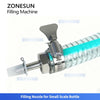 ZONESUN ZS-DTFP2 Dual-Head Gear Pump Thick Liquid Filling Machine for Sauce Cream Honey