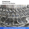 ZONESUN ZS-UWB6 Automatic Ultrasonic Bottle Washing Machine for Pharmaceutical Vials Essential Oil Bottles
