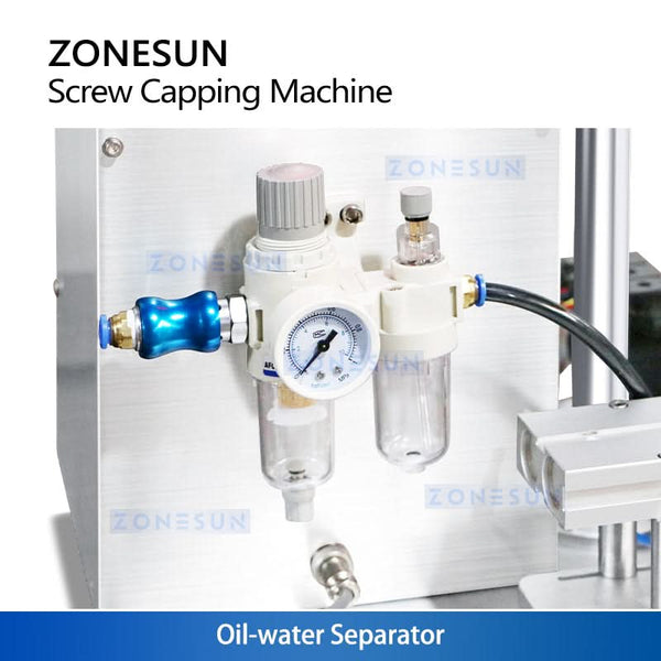 ZONESUN ZS-XG450S Semi-Automatic Servo Driven Capping Machine Electric Screw-Type Bottle Capper