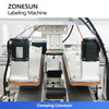 ZONESUN ZS-TB831F Food Box 4 Sides Wrap Around Tamper-Evident Labeling Machine Security Labels Applicator