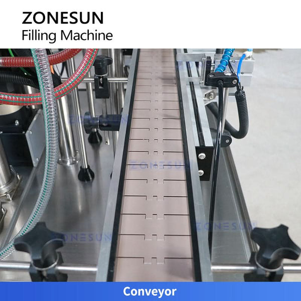 ZONESUN ZS-YT4T-4PH Automatic Piston Pump Filling Machine with Heating for Candles Butter