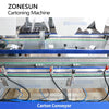 ZONESUN ZS-CPL2 Pick and Place Case Packer Automatic Case Packing Machine for Jars Cans