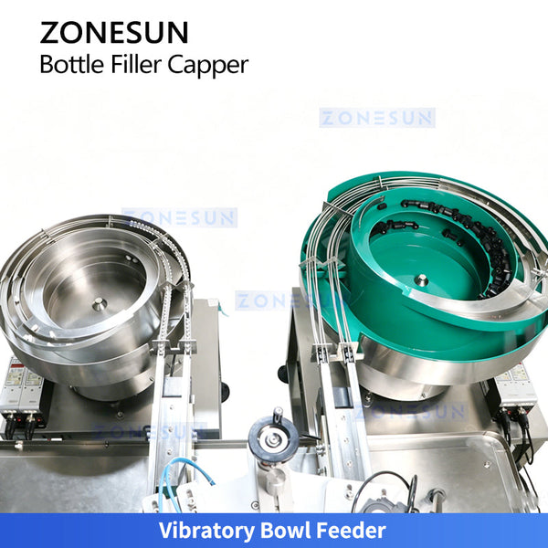 ZONESUN ZS-AFC70 Automatic Dual-Station Roll-on Bottle Filling and Capping Machine