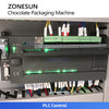 ZONESUN ZS-CWM2 Automatic Chocolate Bar Fold Wrapping Machine | 200–260 pcs/min