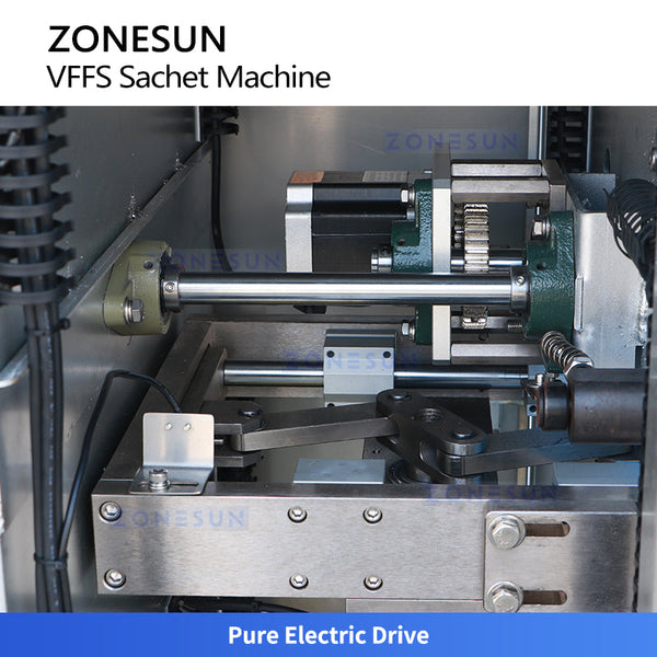 ZONESUN ZS-FP220E Automatic Servo Gear Pump Paste Filling and Sealing Machine for VFFS Sachet Packing