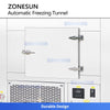 ZONESUN ZS-CTL1 Automatic WaxCandle Cooling Tunnel High-Efficiency Flash Freezer Conveyor for Solid Cosmetics