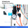 Zonesun ZS-YG25P Pneumatic Aerosol Spray Can Crimping Machine Pneumatic Capping Tool