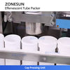 ZONESUN ZS-PFTM2 Automatic Effervescent Vitamin Effervescent Tablet Tube Packaging Machine Filling and Capping Monoblock