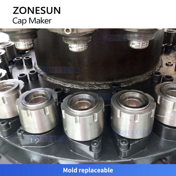 ZONESUN ZS-CCM32 Cap Making Machine 32 Cavity Cap Compression Molding Machine