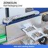 Zonesun ZS-AFCL9 Automatic Vial Filling Stoppering Crimping & Labeling Machine Line Integrated Monoblock System
