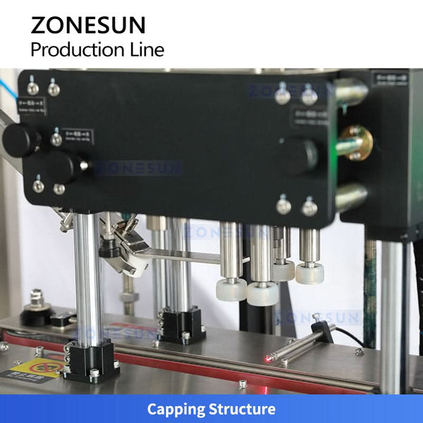ZONESUN ZS-FAL180V2 Cosmetic Cream Production Line Servo Filling Automatic Capper Labeler