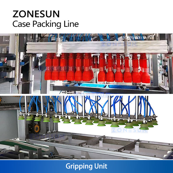 ZONESUN ZS-CSPM2 End-of-Line Packaging Line Integrated Case Erecting Loading Carton Sealing System