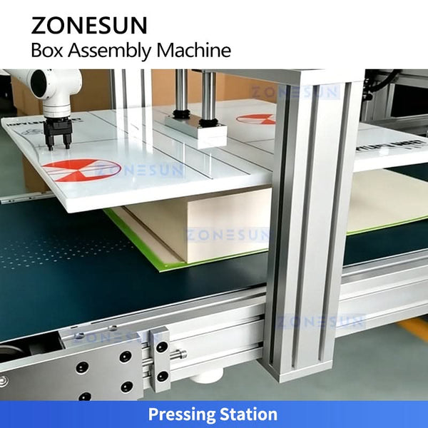 ZONESUN ZS-DHP450 Semi-Automatic Rigid Box Forming & Gluing Machine