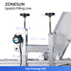 ZONESUN ZS-AFC6S Automatic Lipstick Filling Cooling and Capping Machine Lip Balm Production Line
