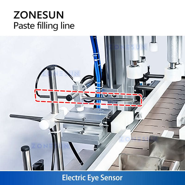 ZONESUN ZS-FAL180D8 Automatic Tabletop Paste Filling Capping and Labeling Line