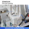 ZONESUN ZS-RG001 Benchtop Automatic Aluminum Foil Liner Inserting Machine for Bottle Cap Lining