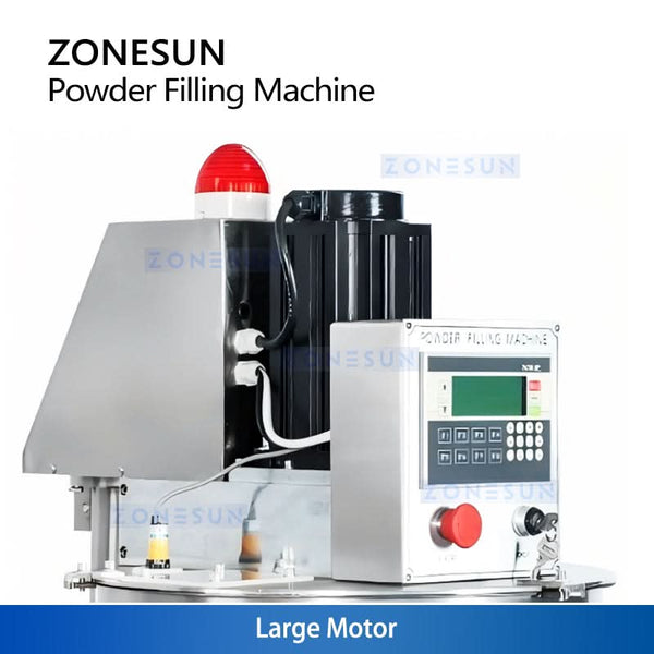 ZONESUN ZS-FM2000 Auger Talcum Glass Vial Vertical Spice Plastic China Bottle Sachet Powder Filling Machinery Grain Automatic