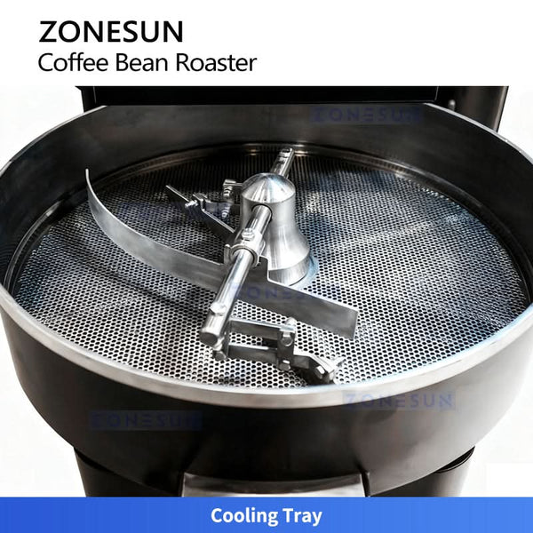 ZONESUN ZS-GHK3 Coffee Bean Roaster Machine with Exhaust System