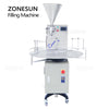 Zonesun ZS-VTRP1 Automatic Gear Pump Paste Filling Machine with Rotary Table for High Viscosity Liquids