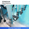 ZONESUN ZS-VTGF8A Automatic 8 Head Gear Pump Filling Machine 120L Lube Oil Filler