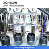 Zonesun ZS-LG2C High Precision 2 Heads Dual-Color Spiral Cosmetic Filling Machine