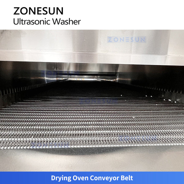 ZONESUN ZS-UWB7 Automatic Ultrasonic Bottle Washing and Drying Machine Vial Cleaning System