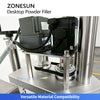ZONESUN High Precision Semi-Automatic Auger Powder Filling Machine Micro Dose