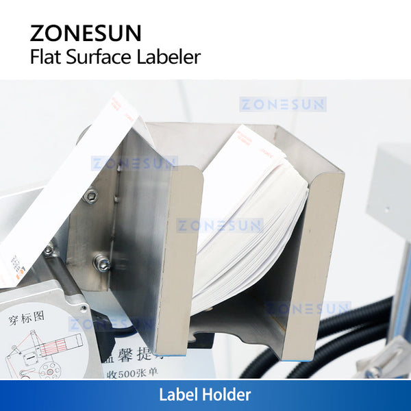 ZONESUN ZS-TB160P2 Automatic Dual-Head Flat Surface Labeling Machine Double Label Applicator for Carton Bag