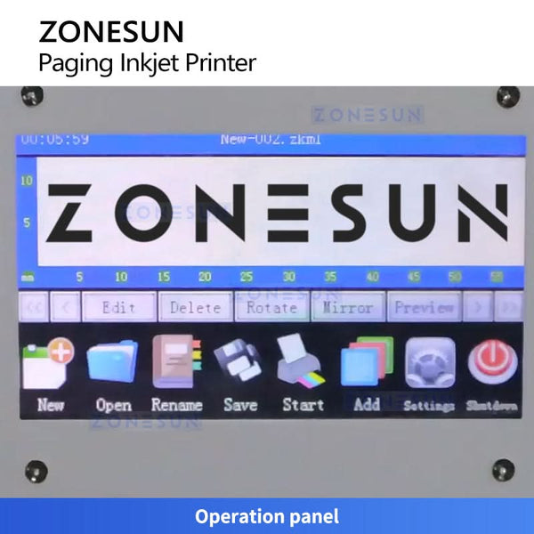 ZONESUN ZS-FYP5 Automatic Paging Machine with Date Coding Printer