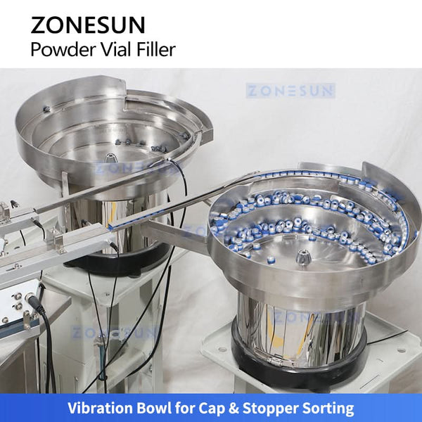ZONESUN ZS-AFC20F Vial Powder Filling and Capping Machine for Pharmaceutical Packaging
