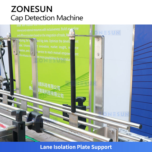 ZONESUN ZS-MD2 Automatic Bottle Cap Inspection Machine Detects Cocked High Loose Caps Missing Foil Liner