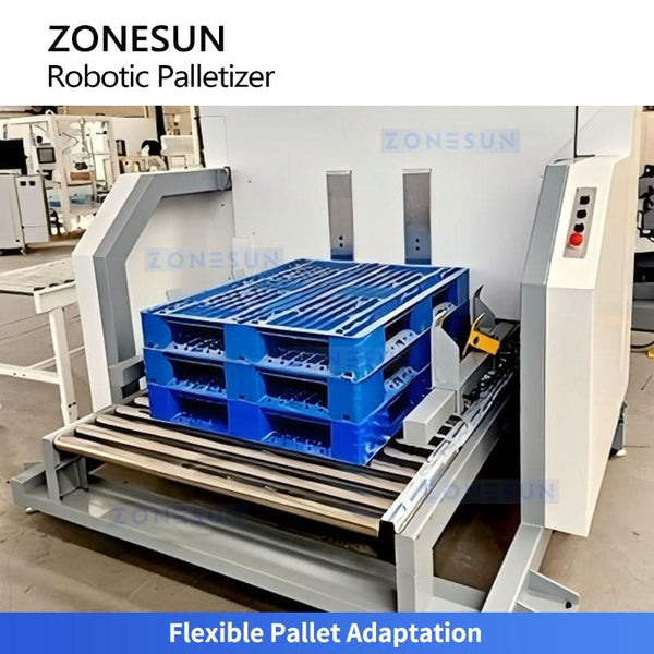 ZONESUN ZS-CSPM8 Robotic Palletizer for Corrugated Boxes Cardboard Box Robotic Palletizing Machine